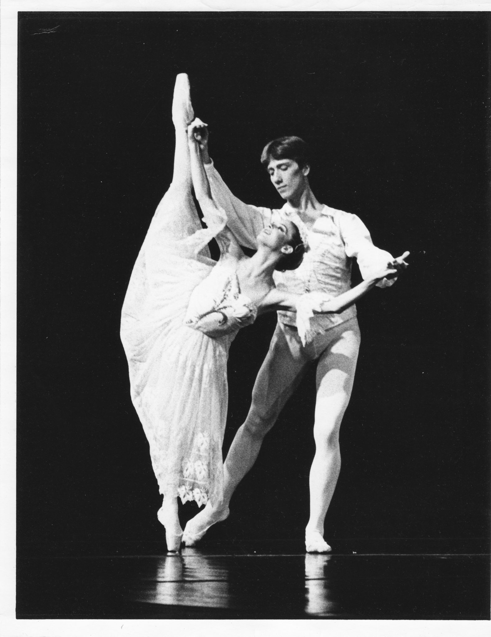 Martine Harley in The Nutcracker 1980, Snow Queen with Sven Toorvald, photo by Steve Mason
