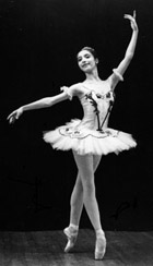 Anna Liceica on pointe